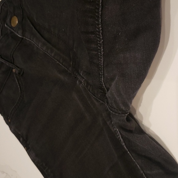 ZARA Denim Pants Women's 42 Skinny Stretch Black - Picture 13 of 14